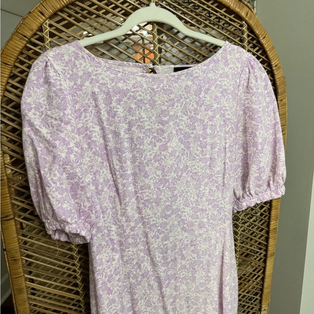Lilac Floral Who What Wear Dress 💜 (S) - Picture 2 of 4